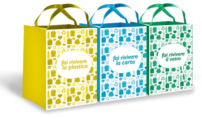 Kit borse raccolta differenziata